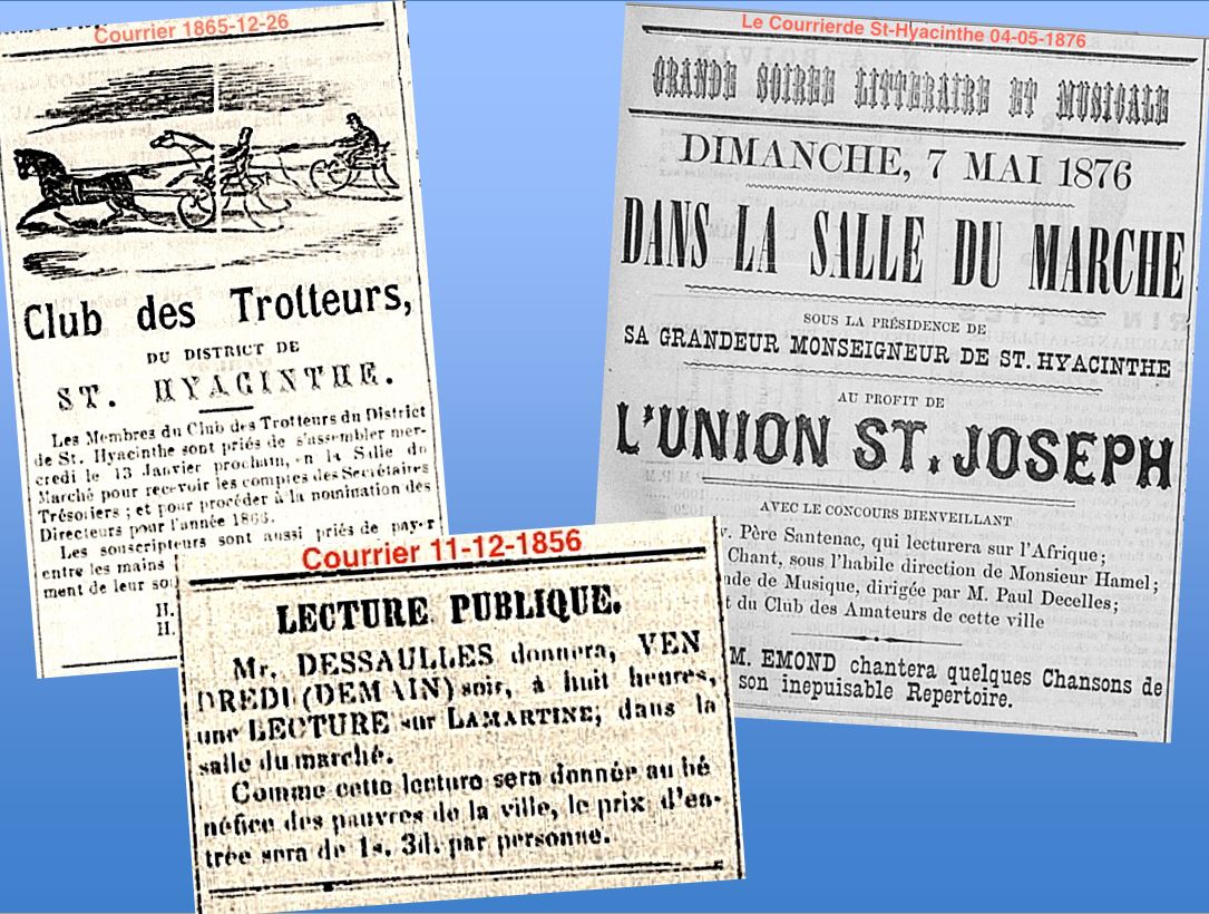 La salle du marché