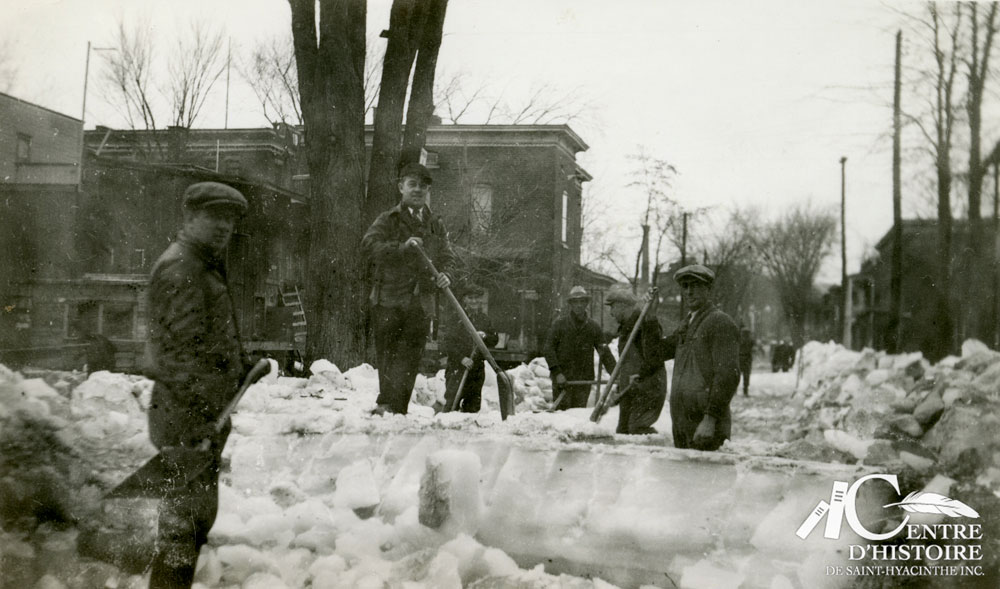 Inondation à Saint-Hyacinthe en 1936