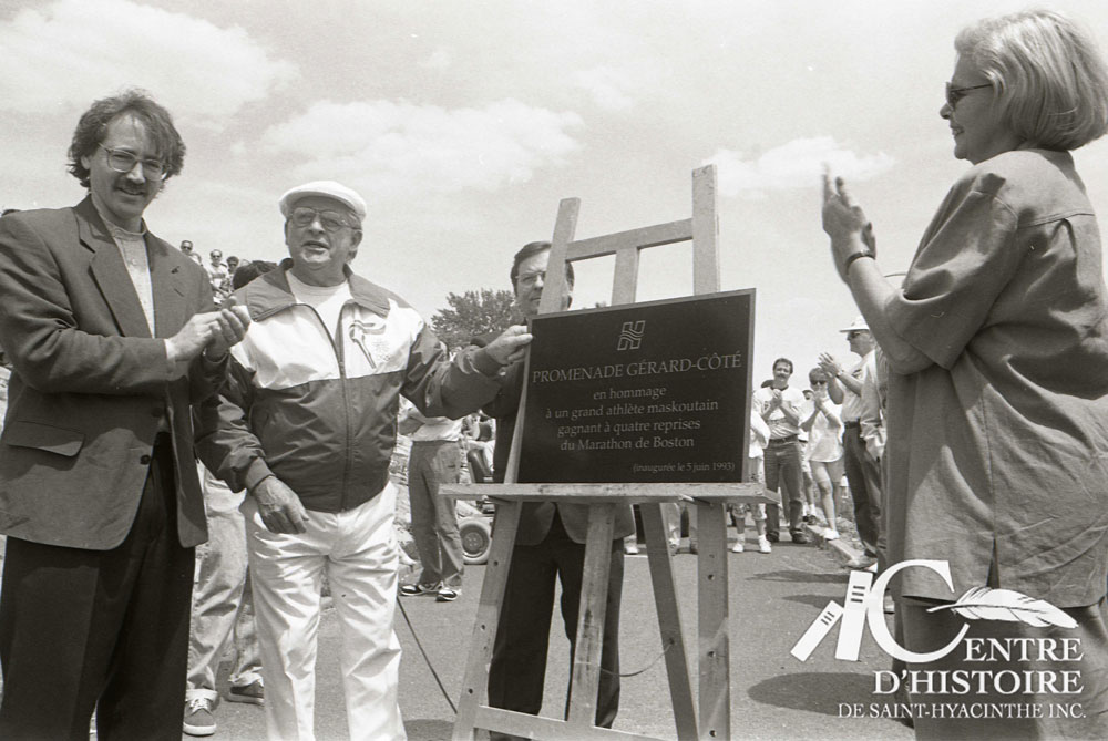 Inauguration de la promenade en 1993