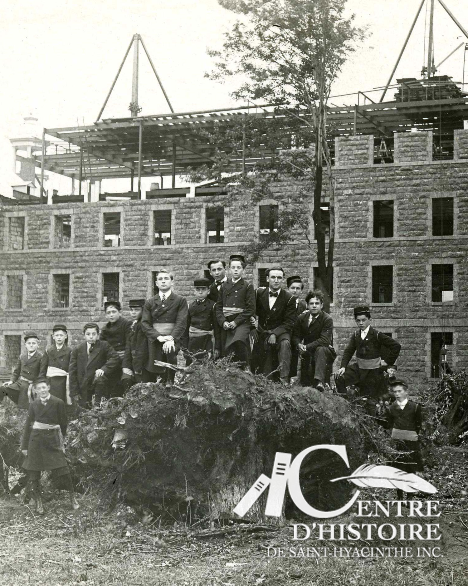 La construction de l'Aile du Centenaire
