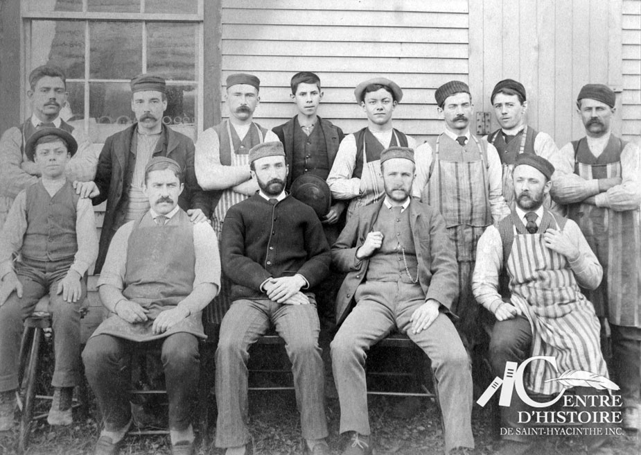 Des ouvriers de Casavant Frères vers 1890. 