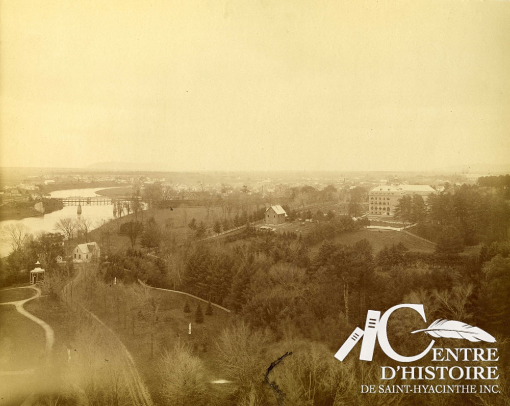 Vue du pont de train vers 1890