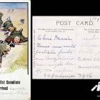 Une caricature anglaise soulignant l’arrivée du 41e bataillon Canadien