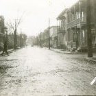 Inondation au coin des rues Concorde et Marguerite-Bourgeoys en 1927
