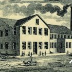 En-tête de lettre montrant la fabrique Paquet et Godbout. 