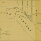 Plan des manufactures et barrages de Saint-Hyacinthe en 1878