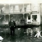Inondation sur la rue Marguerite-Bourgeoys