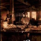 Ouvrière de la tannerie Duclos et Payan vers 1925. 