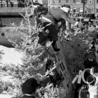 Un Père Noël actif! </br>1964. - Fonds Raymond Bélanger, CH548.
