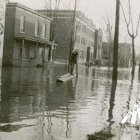 Inondation au coin des rues Mondor et Marguerite-Bourgoys