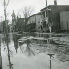 Inondation sur la rue Concorde en 1936