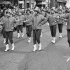 Les majorettes.</br>1962. - Fonds Raymond Bélanger, CH548.