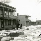 Inondation au coin des rues Bibeau et Mondor