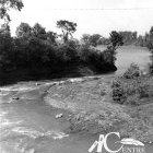 La rivière Delorme qui se déverse dans la Yamaska au Rapide-Plat.