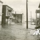 Inondation au coin des rues Saint-François et Saint-Amand