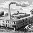 Illustration de La Granite Mills tiré du Saint-Hyacinthe illustré de 1886.