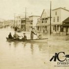 Inondation de la rue des Cascades et le pont Bouchard